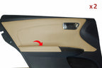 Leather Rear Door Panel Armrest Cover for Toyota Avalon (2013–2018) Beige