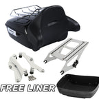 Trunk Backrest Pad Mount Rack Docking Kit for Harley Touring (2014–2023)
