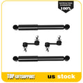 Set of 2 Rear Shocks and 2 Stabilizer Bar Links for Kia Sedona (2006–2014)