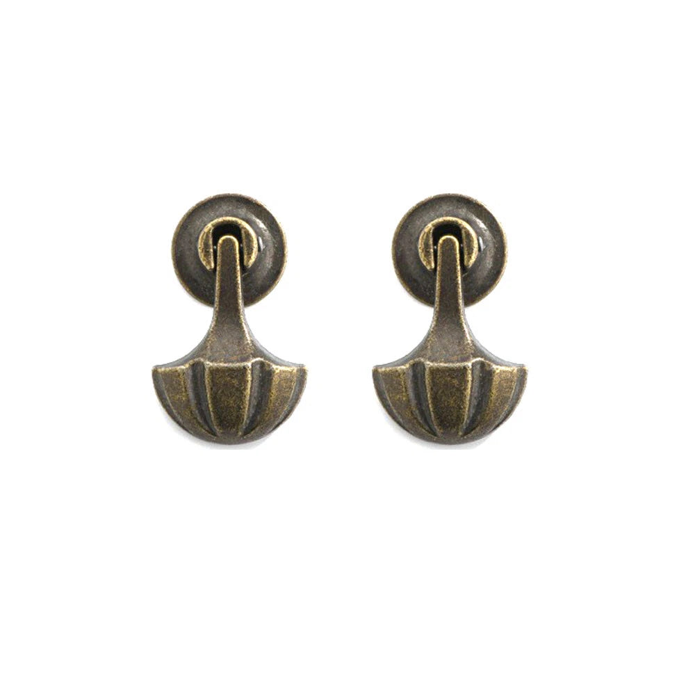 2X Vintage Furniture Pull Handle Drawer Door Knob Hardware