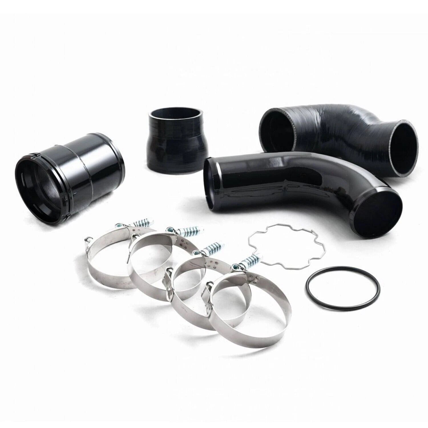 Black Cold Side Intercooler Pipe Upgrade for Ford 6.7L Powerstroke (2011–2016)