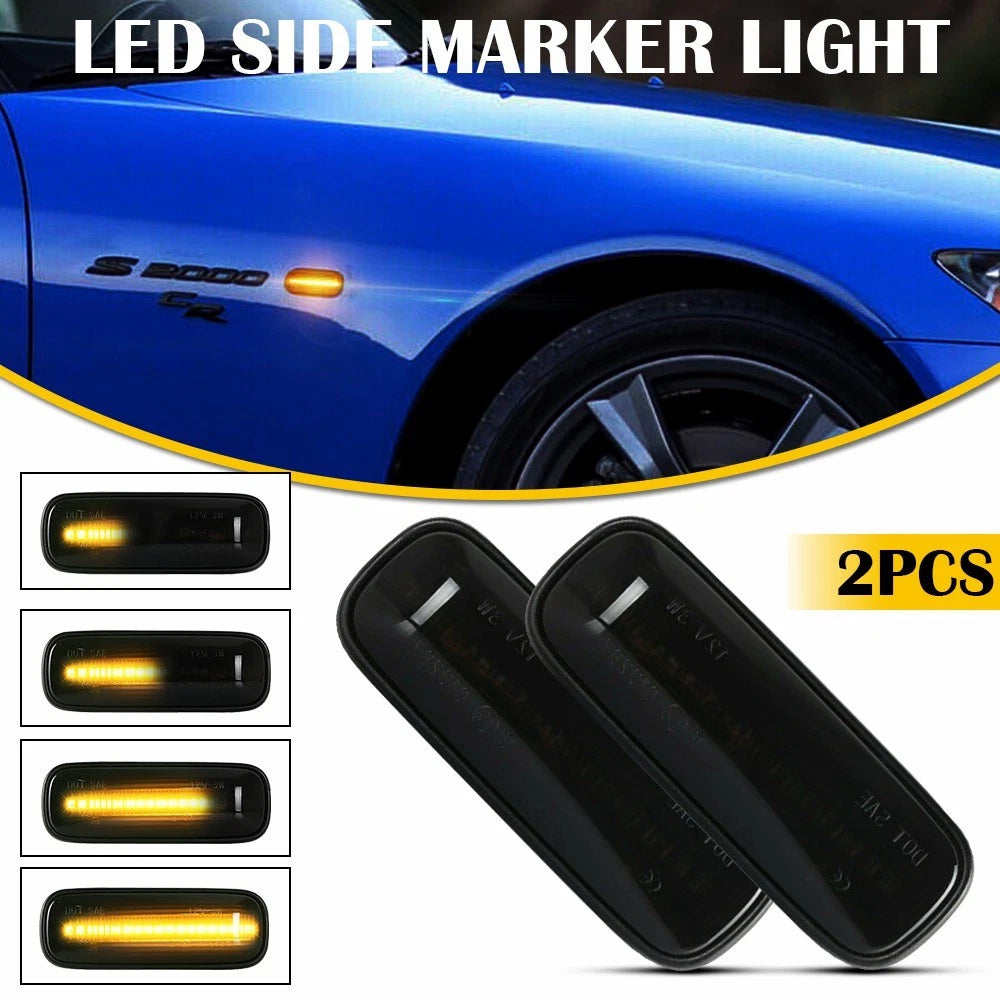 Sequential LED Signal Side Marker Lights for Honda Civic (1995–2000)