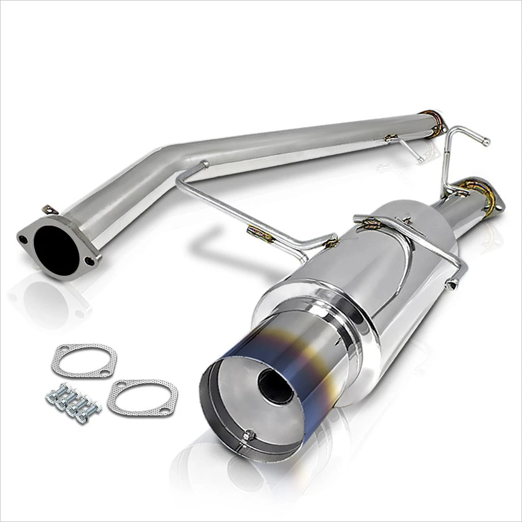 4.5" Burnt Tip Muffler Catback Exhaust Pipe for Nissan 240SX S14 (1995–1998)