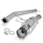4.5" Burnt Tip Muffler Catback Exhaust Pipe for Nissan 240SX S14 (1995–1998)