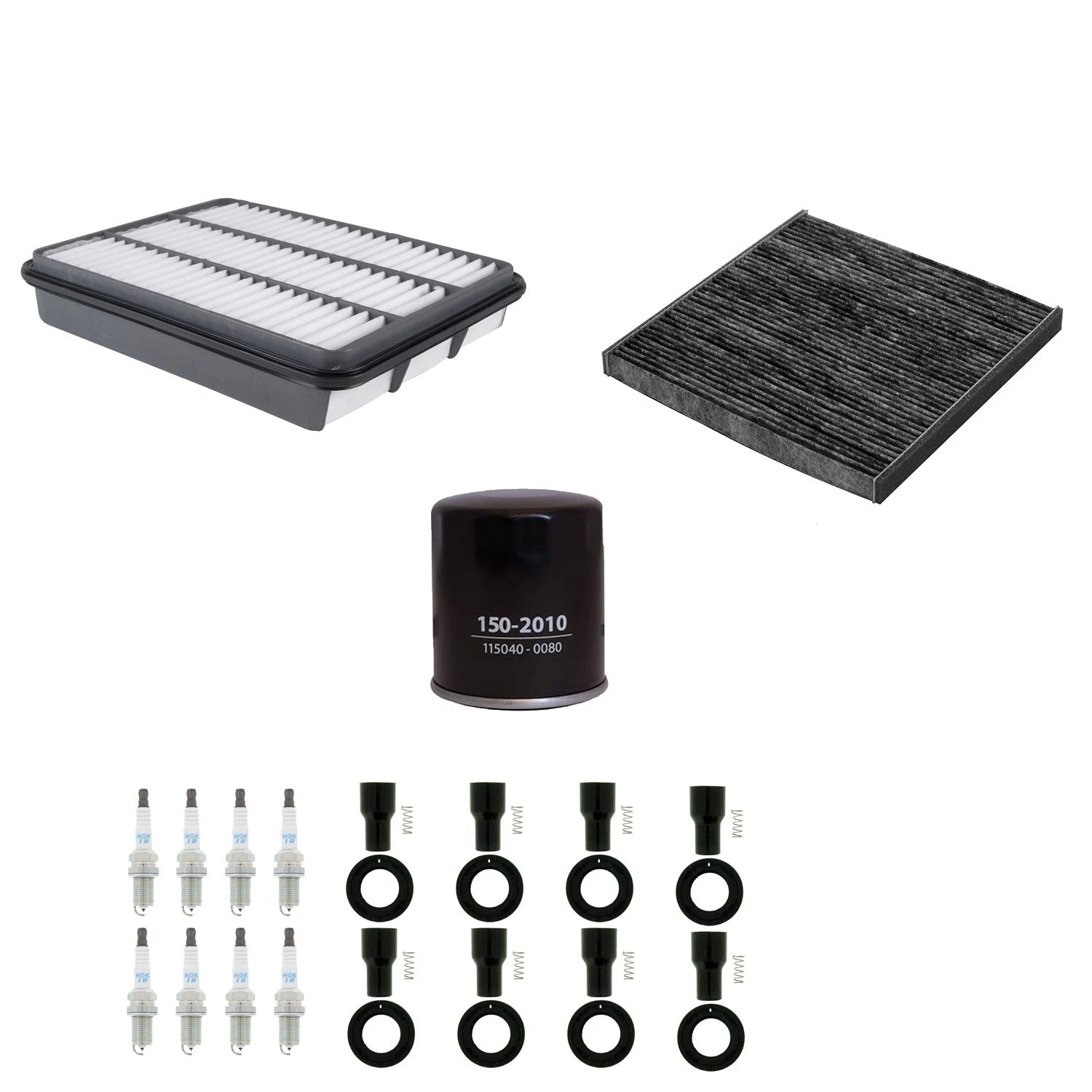 Denso Tune Up Kit with NGK 8 Spark Plugs & Boots for Lexus GX470 (2003–2009)