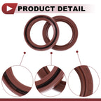 Set of 2 Oil Seal Rotary Shaft Seal FKM Rubber 35x48x8mm