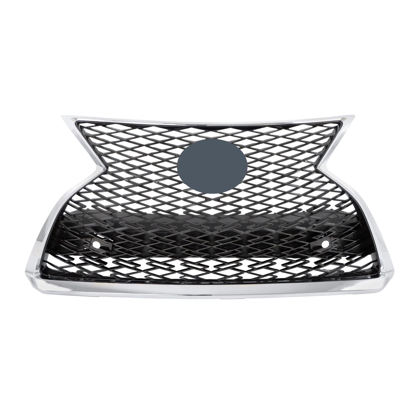 Front Upper Grille Assembly for Lexus RX350 RX450h (2020-2022) Chrome Black