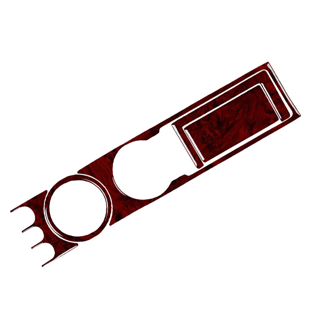 Water Cup Holder Panel Cover Trim Kit for BMW 3 Series E36 (1994–1996) Red Wood