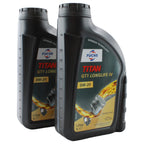 2X Fuchs TITAN GT1 LONGLIFE IV SAE 0W-20 Engine Oil 1L for Audi Porsche