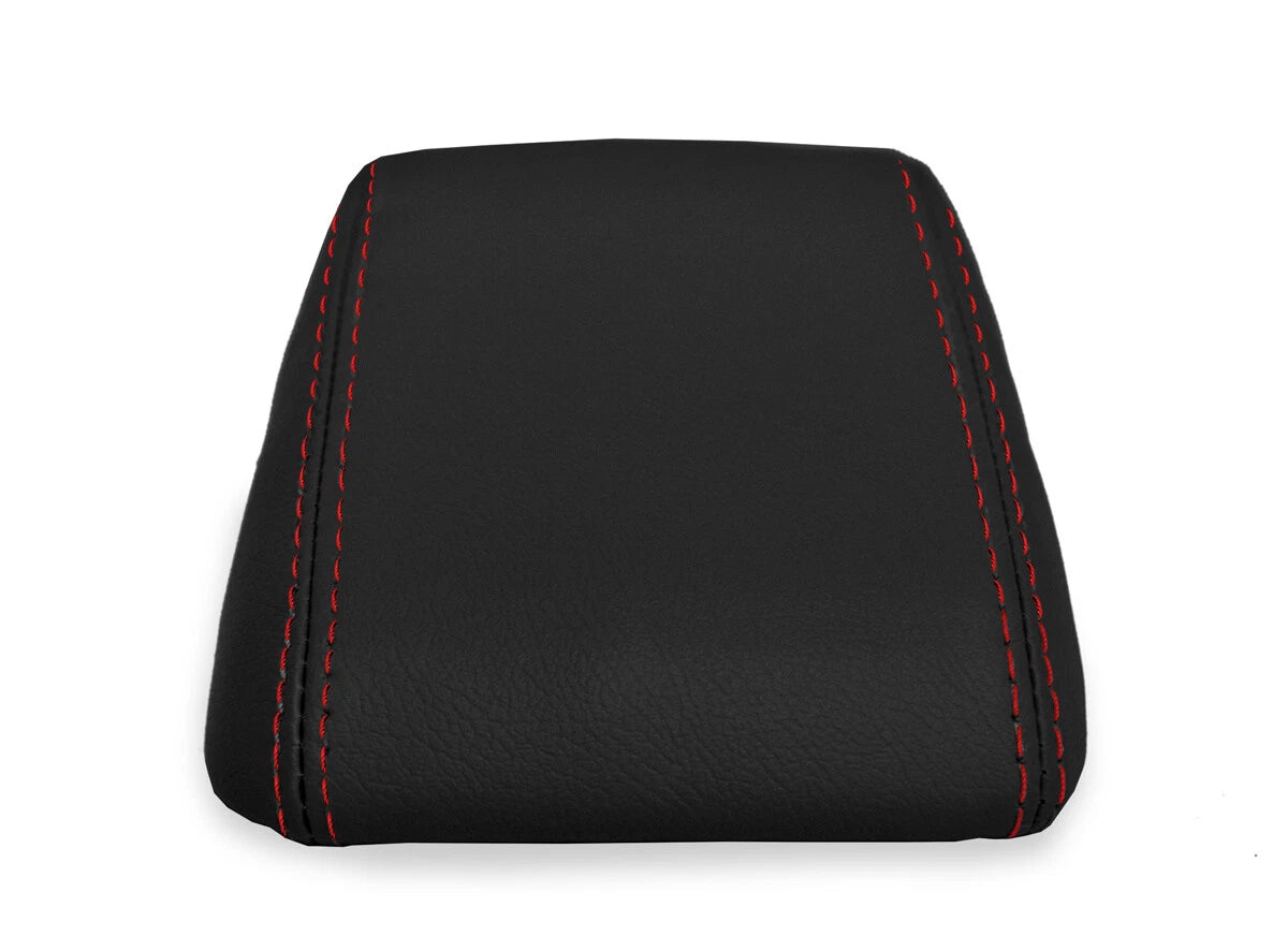 Center Console Lid Armrest Cover for Scion TC (2005–2010) Red Stitch