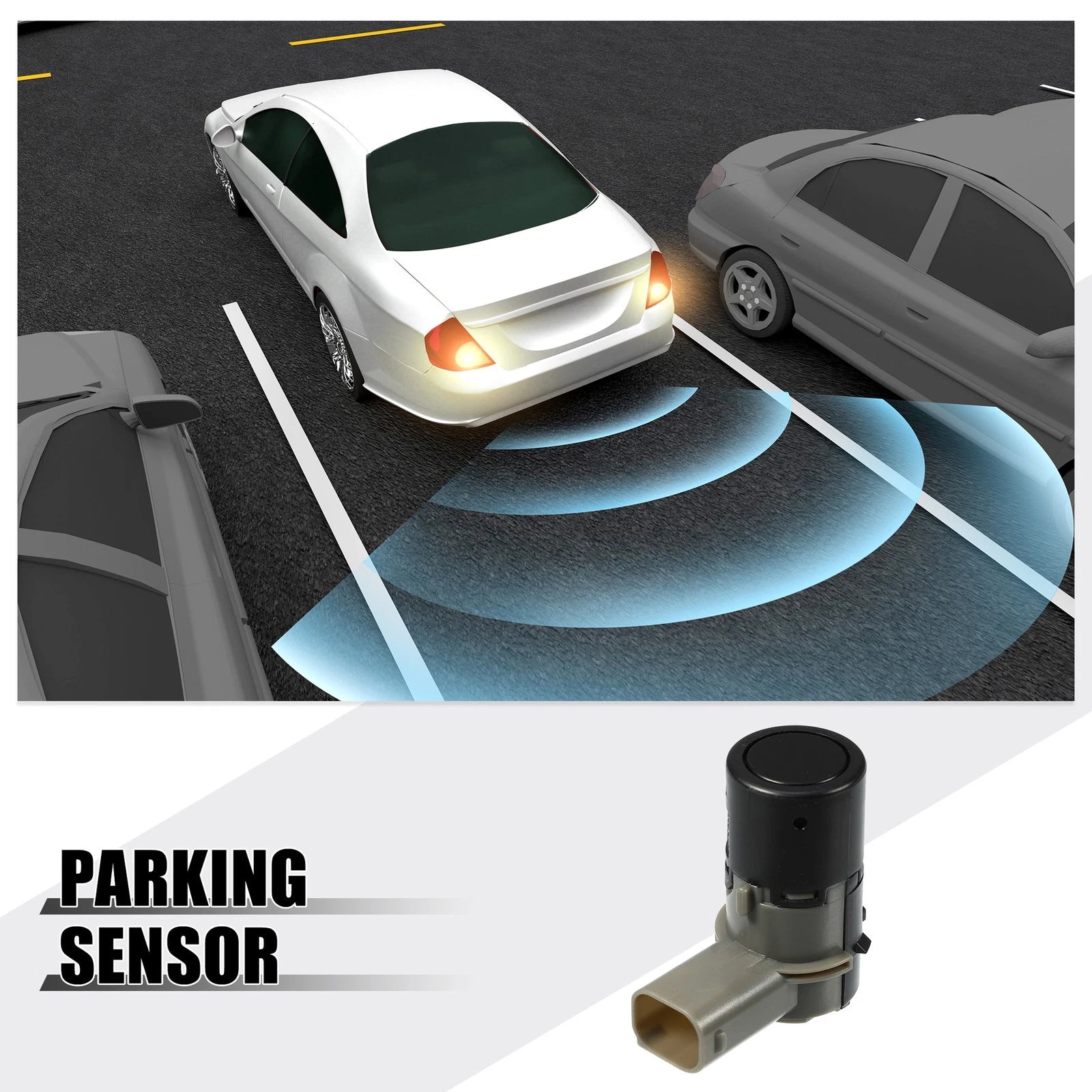PDC Reverse Parking Assist Sensor No. 66206989105 for BMW 525i 530i (2004–2007)
