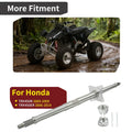 Rear Wheel Axle Shaft & Nuts for Honda TRX450R TRX450ER (2004–2014)