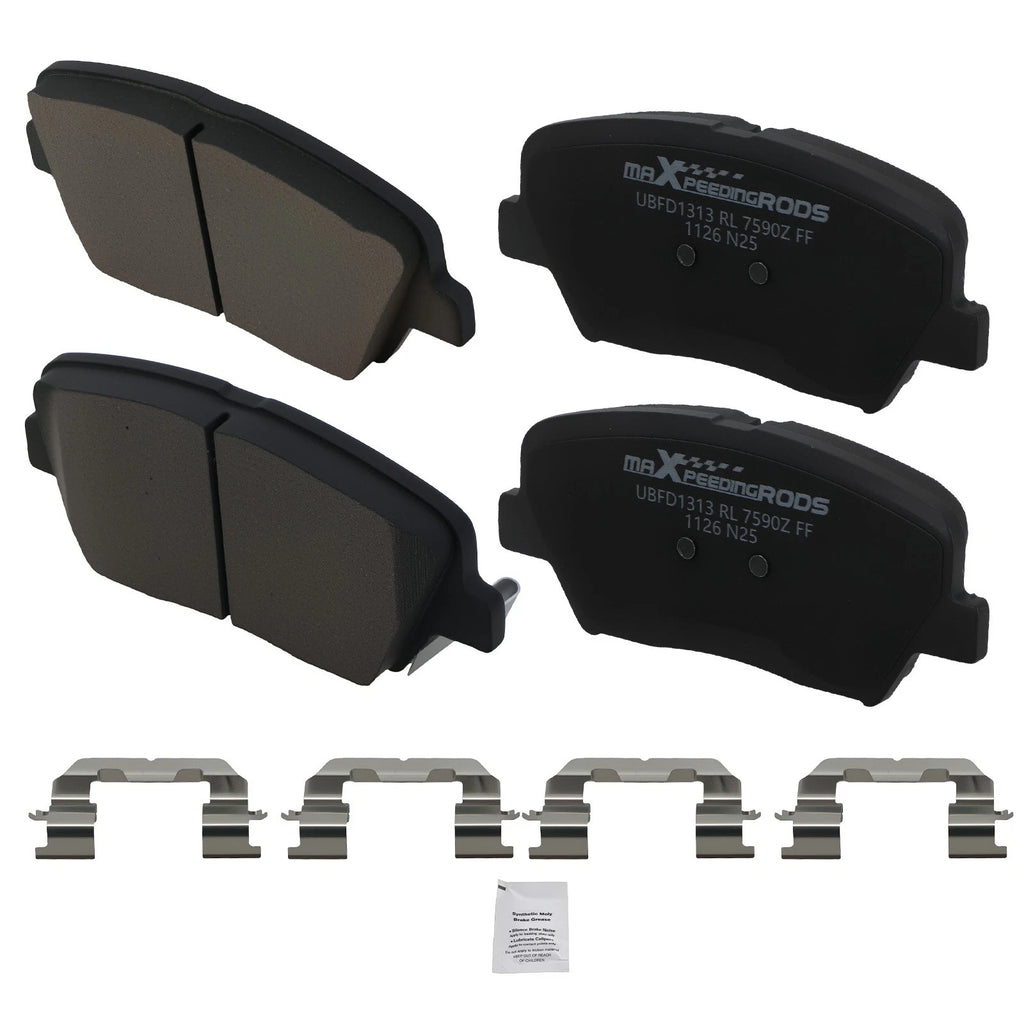 Front Ceramic Brake Pads Set for Hyundai Azera (2012–2017) / Kia Rondo (2014–2017)