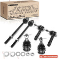 6X Inner & Outer Tie Rods & Front Lower Ball Joints for Chevy Silverado 