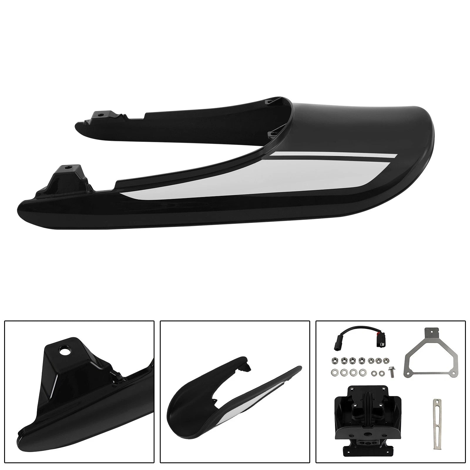 Tail Cowl Fairing + License Plate Bracket for Kawasaki Z900RS (2018–2022)