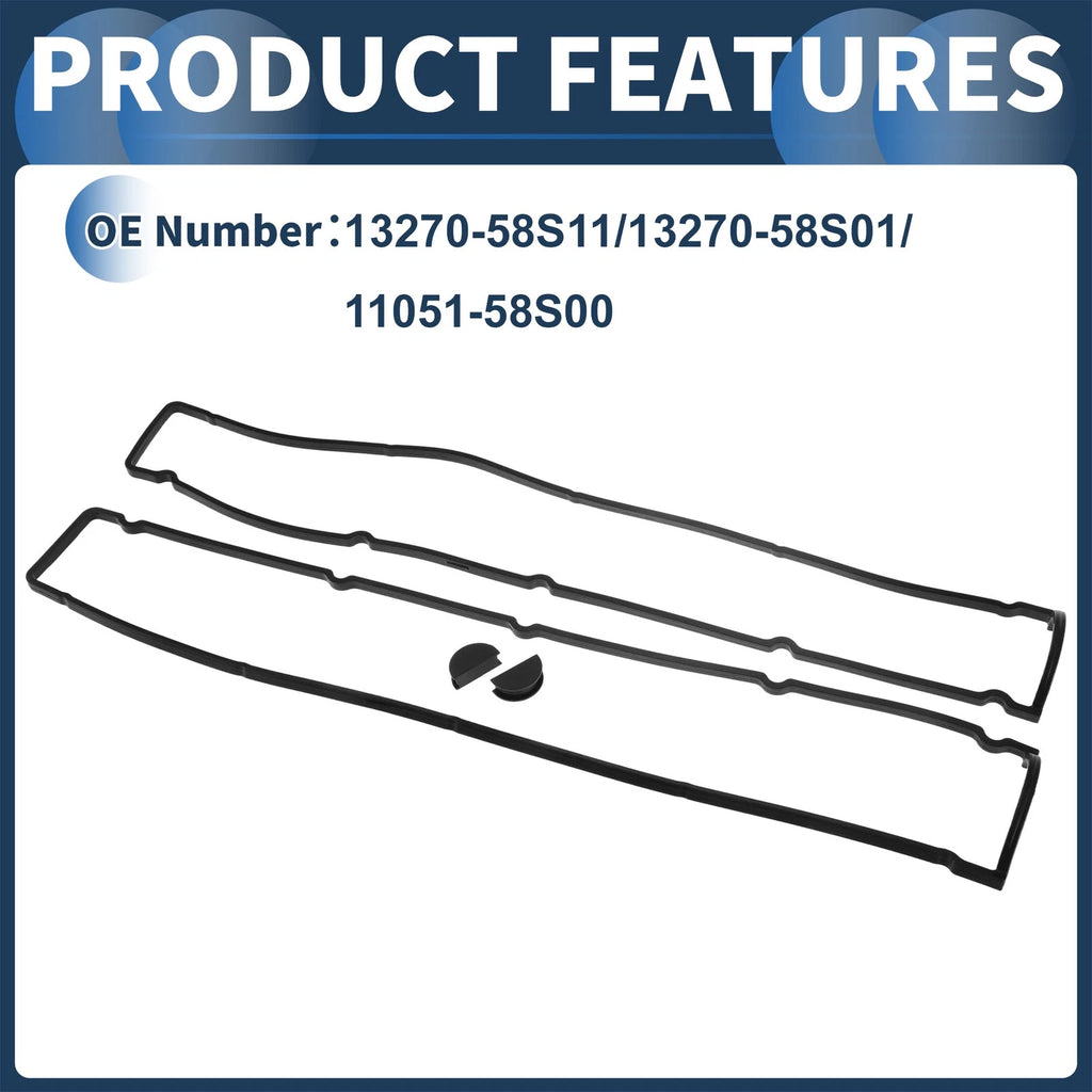 Valve Cover Gasket Set for Nissan RB20DET RB25DE RB25DET RB26DETT (1989–2002)