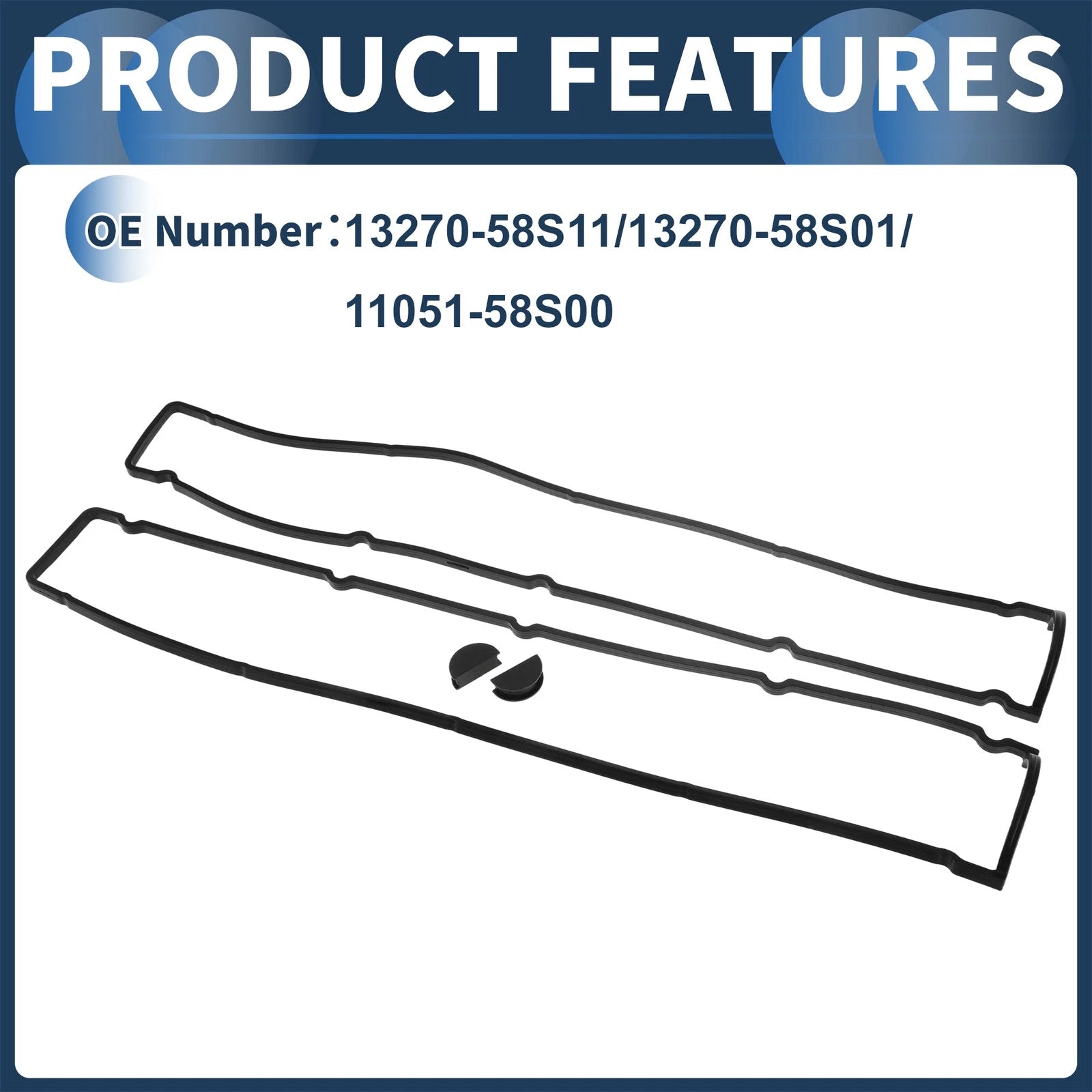 Valve Cover Gasket Set for Nissan RB20DET RB25DE RB25DET RB26DETT (1989–2002)