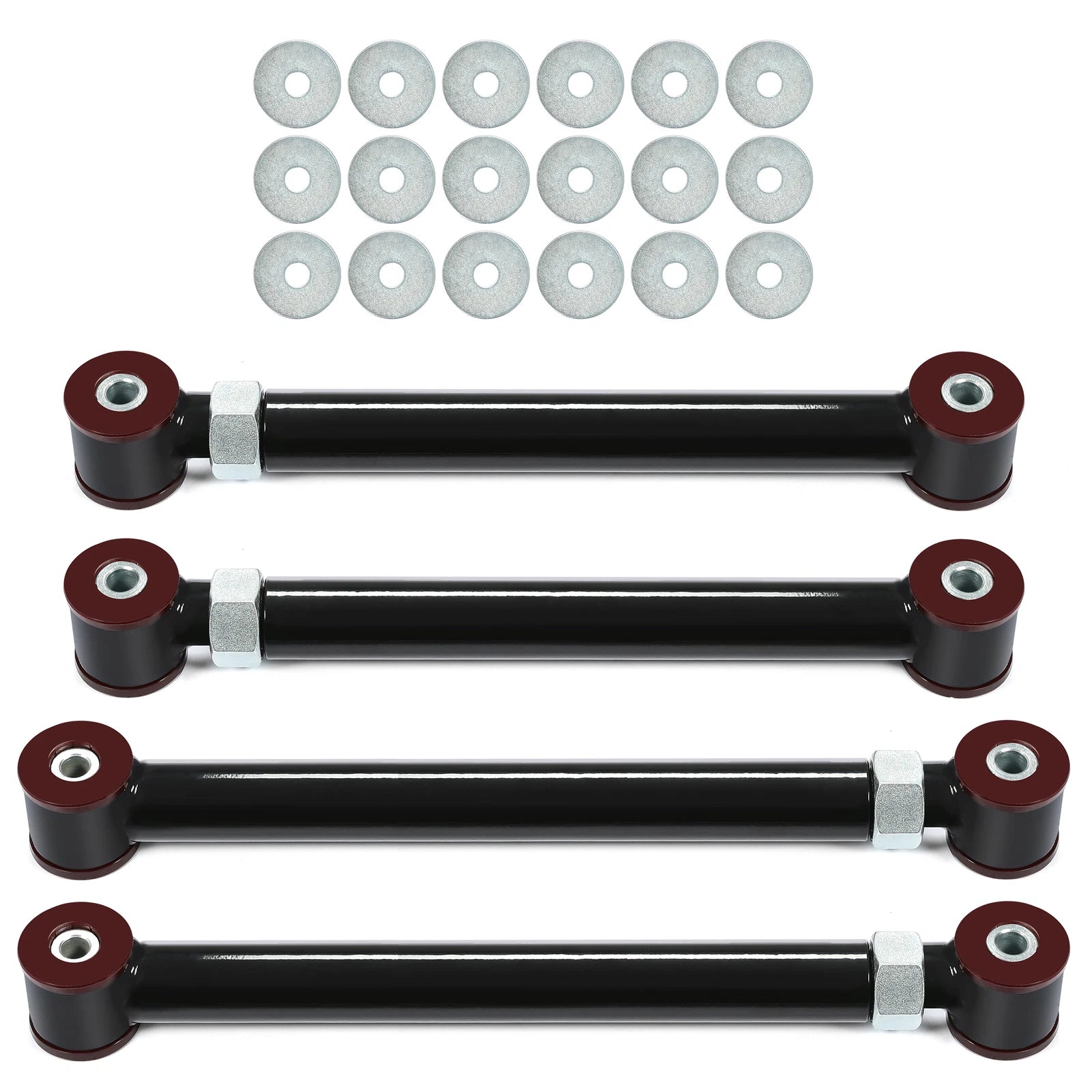 Set of 2 Adjustable Front Upper Lower Control Arms for Dodge Ram (1994–2009)