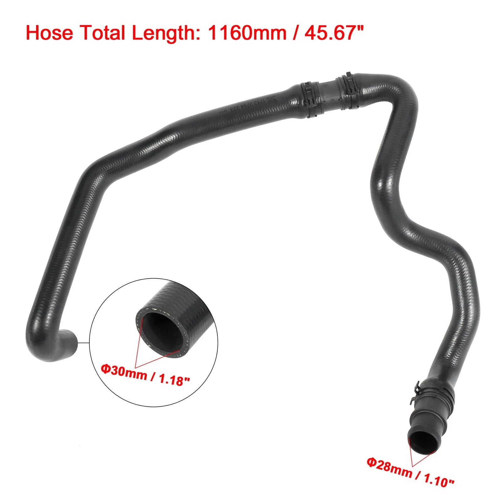 Coolant Hose Pipe 17122754223 for BMW Mini Cooper (2007–2015)