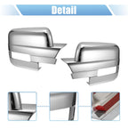 Pair of Chrome Plated Full Mirror Covers with Turn Signal for Ford F150 (2009–2014)