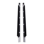 Set of 4 Window Belt Channels for Toyota Tundra Double Cab (2000–2006)