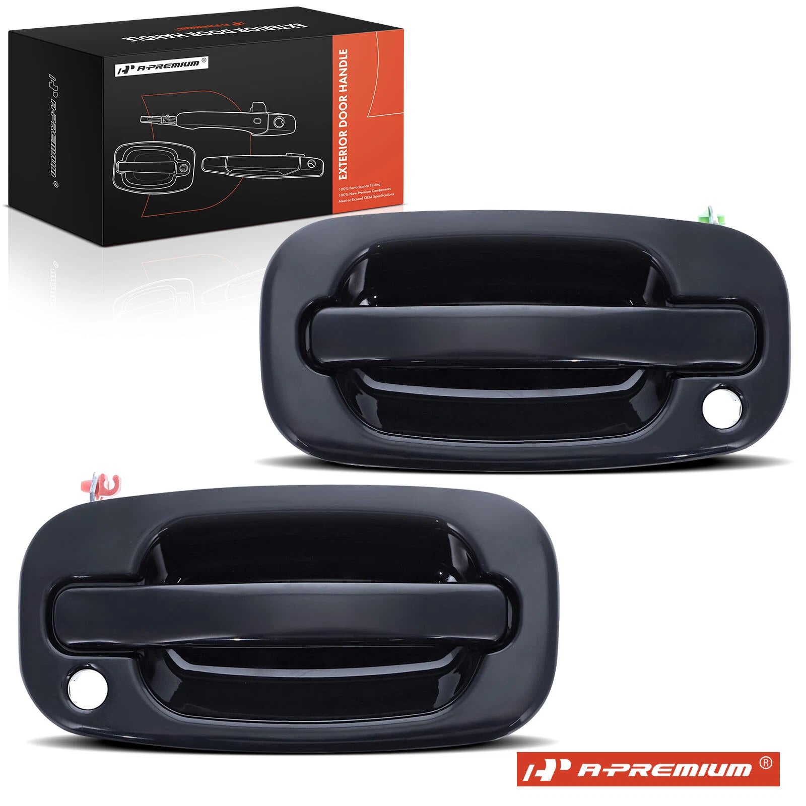 2X Front Exterior Door Handle for Silverado 1500 GMC Sierra 1500 (1999â2003)