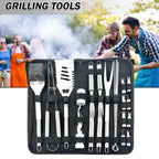29 pcs Outdoor Barbecue Grilling Tools Set with Bag