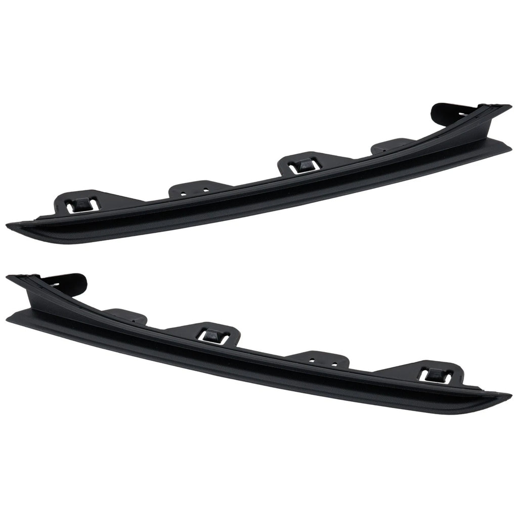 Bumper Face Bar Trims Molding for Front Driver & Passenger Pair