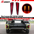 Red Lens Rear Bumper Reflector Brake Signal Light for Lexus RX (2016–2018)