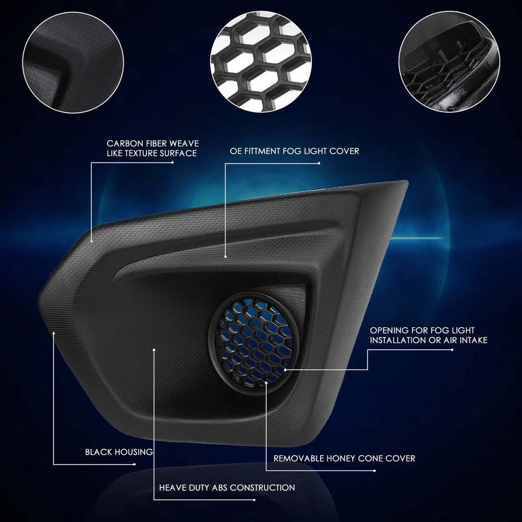 Fog Light Bezel Cover Pair for Subaru Impreza (2012–2014)