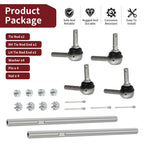 2 Steering Tie Rods for Polaris Predator 500 (2003–2006)