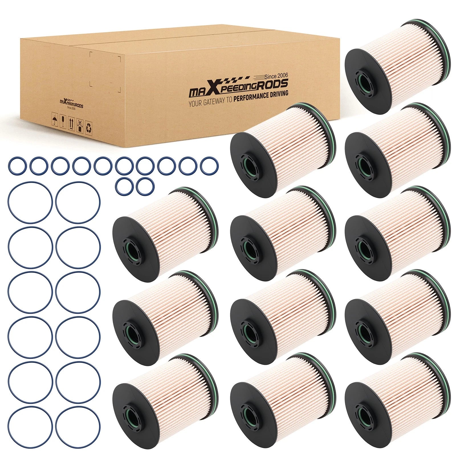Fuel Filter Kit for Chevrolet Cruze 2.0L Diesel (2014–2015) 12PCS