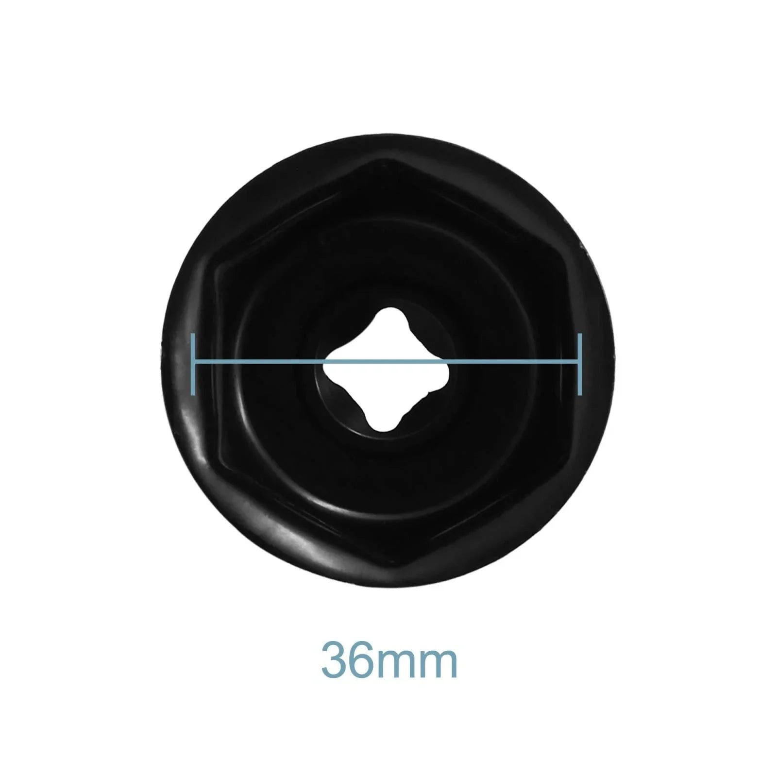 36mm 6 Flutes Oil Filter Cap Wrench Socket Tool for Audi A6L A8L, BMW X5