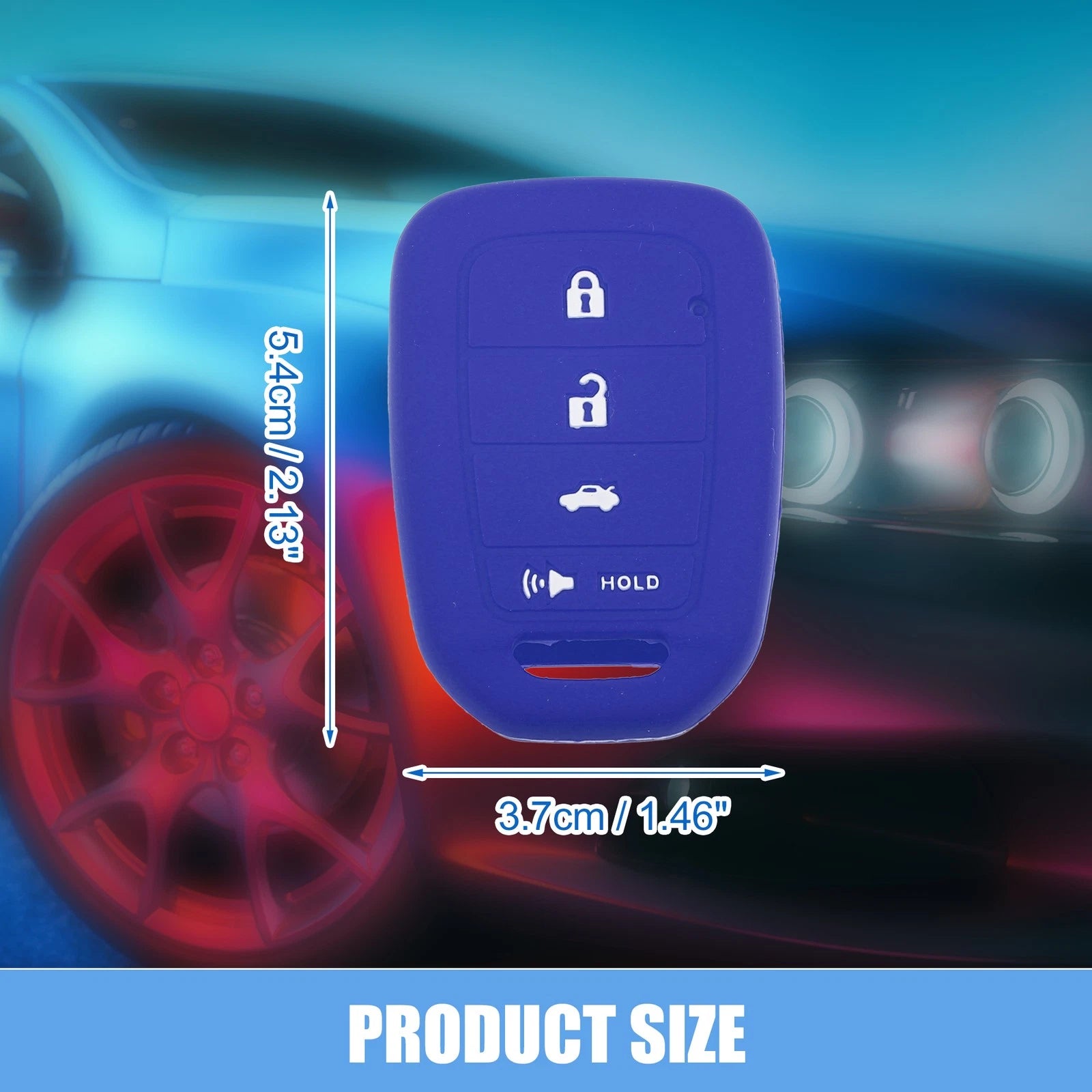 2X Smart Key Fob Cover Protector for Honda Civic Accord CR-V HR-V