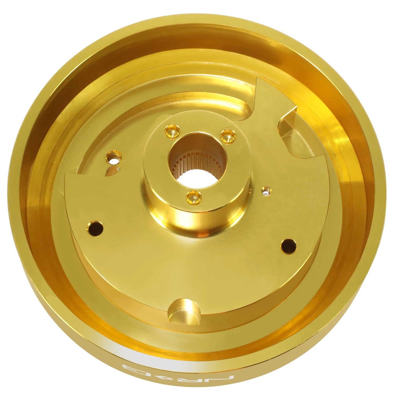 Chrome Gold Steering Wheel Hub Adapter for Nissan 350Z, Versa, Armada, Infiniti