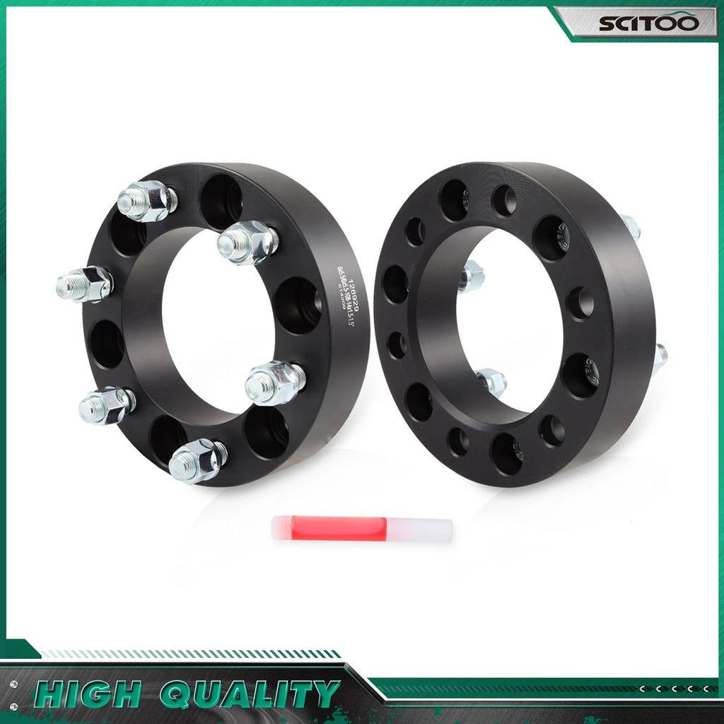 2X 1.5" Wheel Spacers M14x1.5 6x5.5 6x139.7mm for Chevy Silverado 1500 (2007–2023)