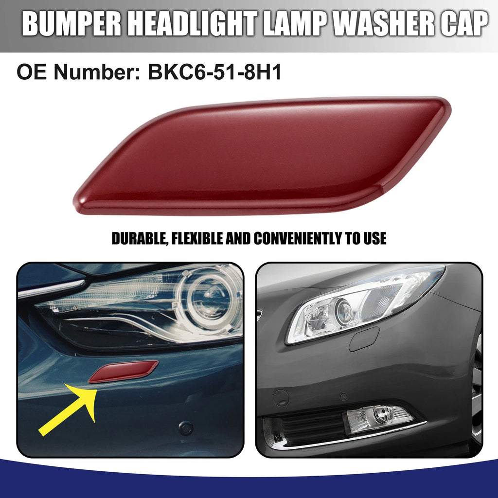 Left Headlight Washer Nozzle Cover for Mazda 3 (2004–2009) BKC6-51-8H1