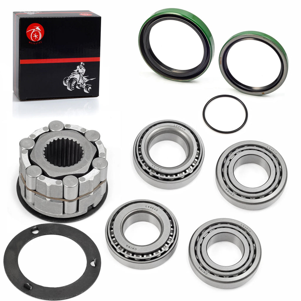 Front Wheel Hub Clutch & Bearings Seals for Polaris Sportsman 400 335 500 (1996–2014)