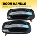 Set of 2 Exterior Door Handles for Chevrolet Silverado GMC Sierra (1999–2006)