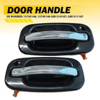 Set of 2 Exterior Door Handles for Chevrolet Silverado GMC Sierra (1999–2006)