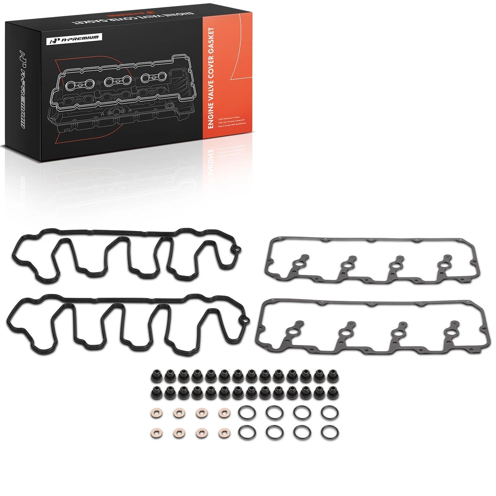 Engine Valve Cover Gasket Set for GMC Sierra 2500 HD (2007–2014)