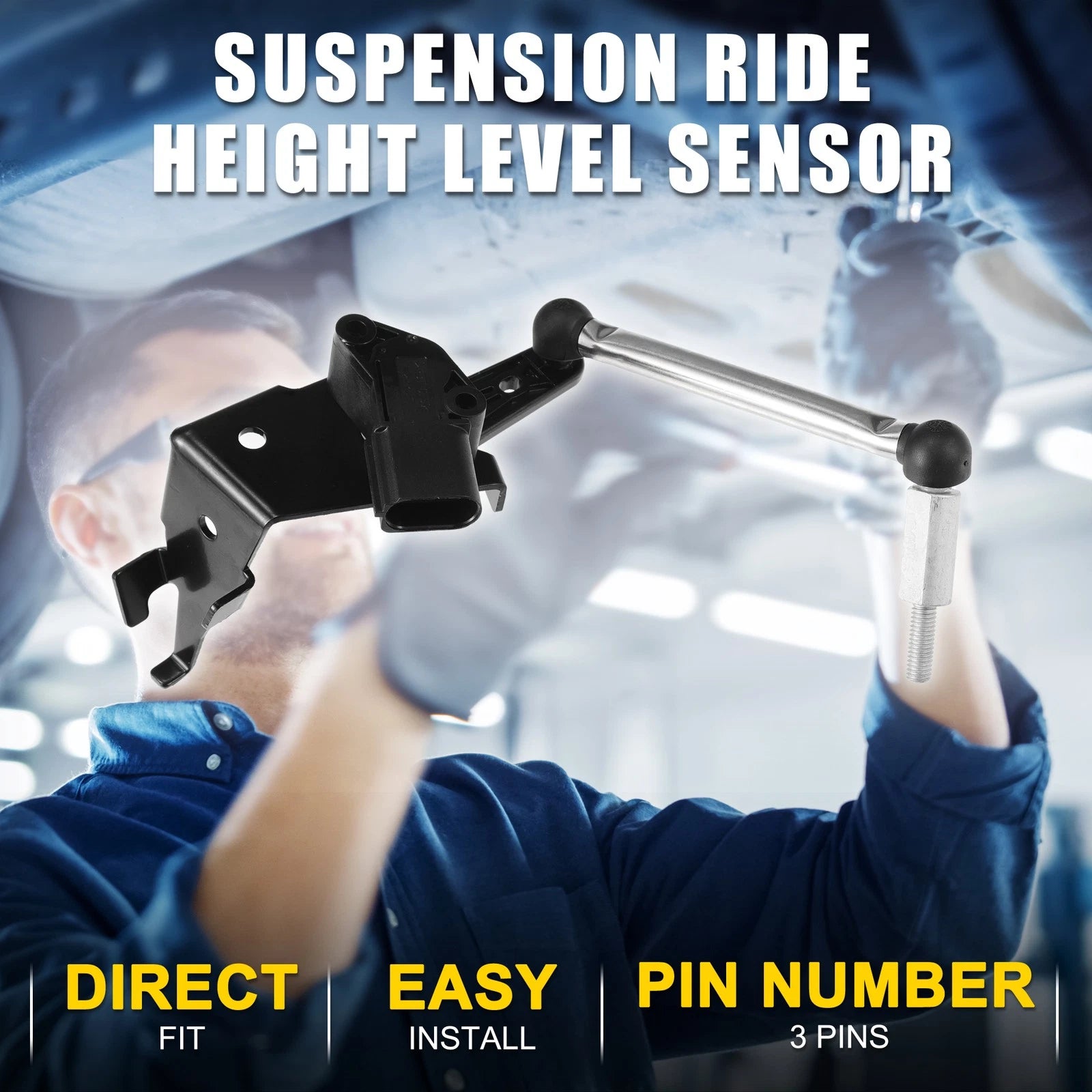 Air Suspension Ride Height Level Sensor for Audi A4 (2002–2008) No. 8W0941286C