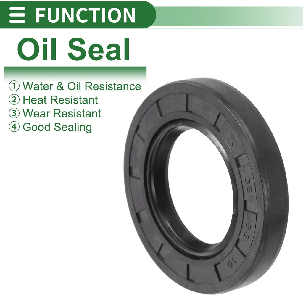 Set of 5 Oil Seal Rotary Shaft Seal NBR Rubber 38x65x10mm