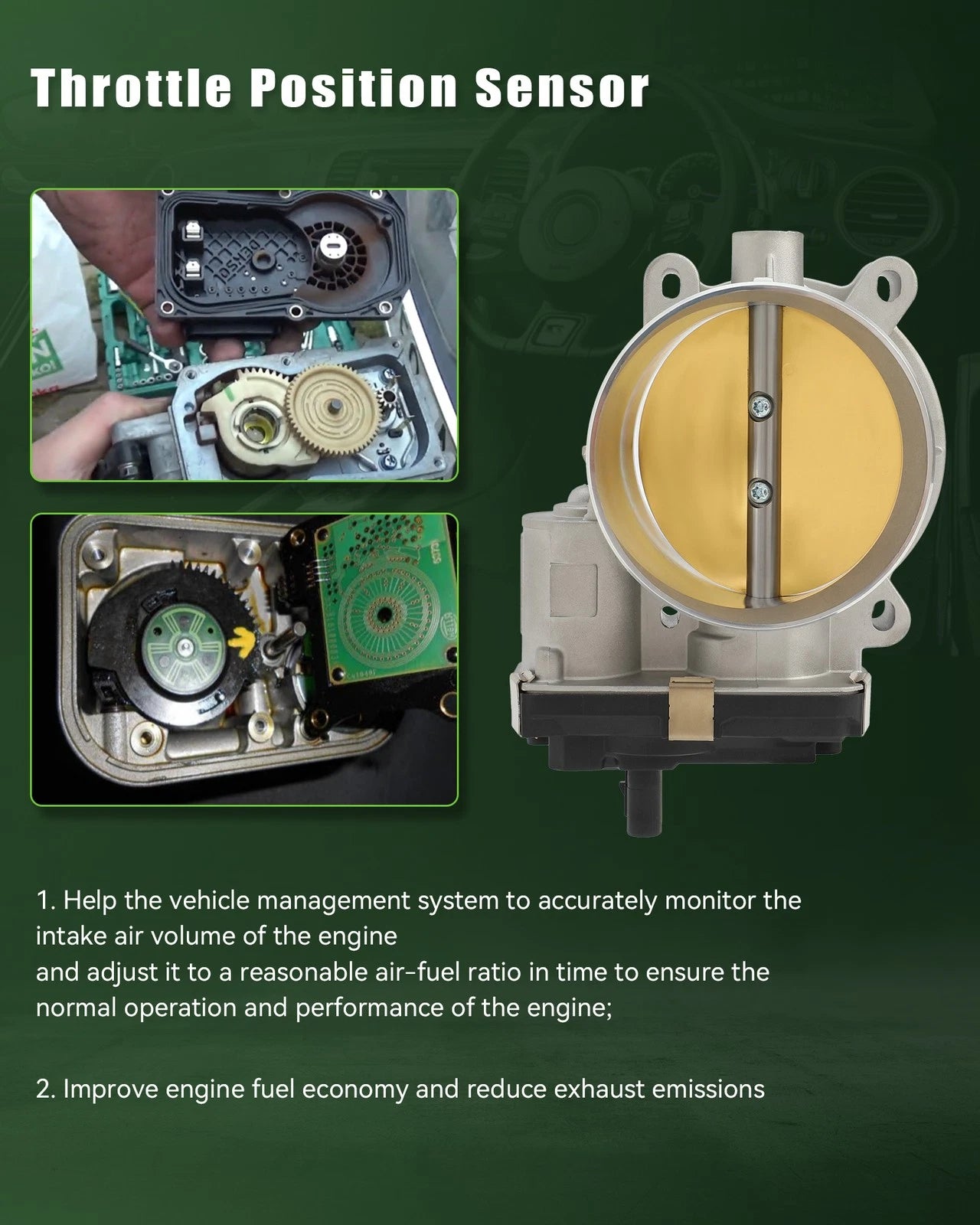 Throttle Body for Chevrolet Corvette 2019 (6.2L, 12669871)