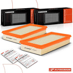 2X Engine Air Filter for Ford Focus (2000–2004)