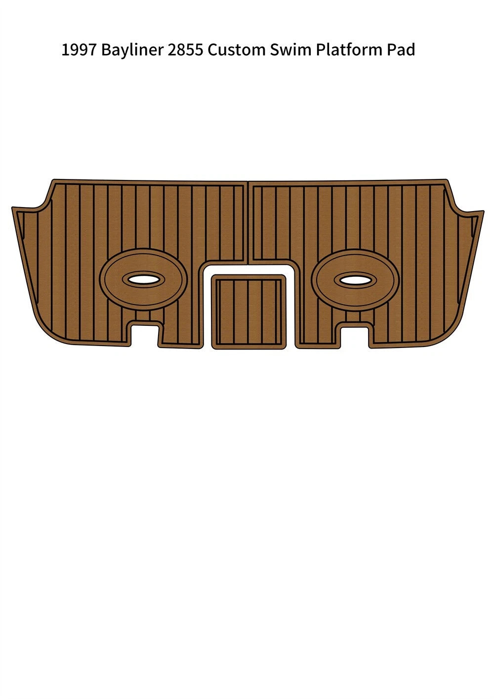 EVA Foam Teak Deck Flooring Pad Mat for Bayliner 2855 (1997)
