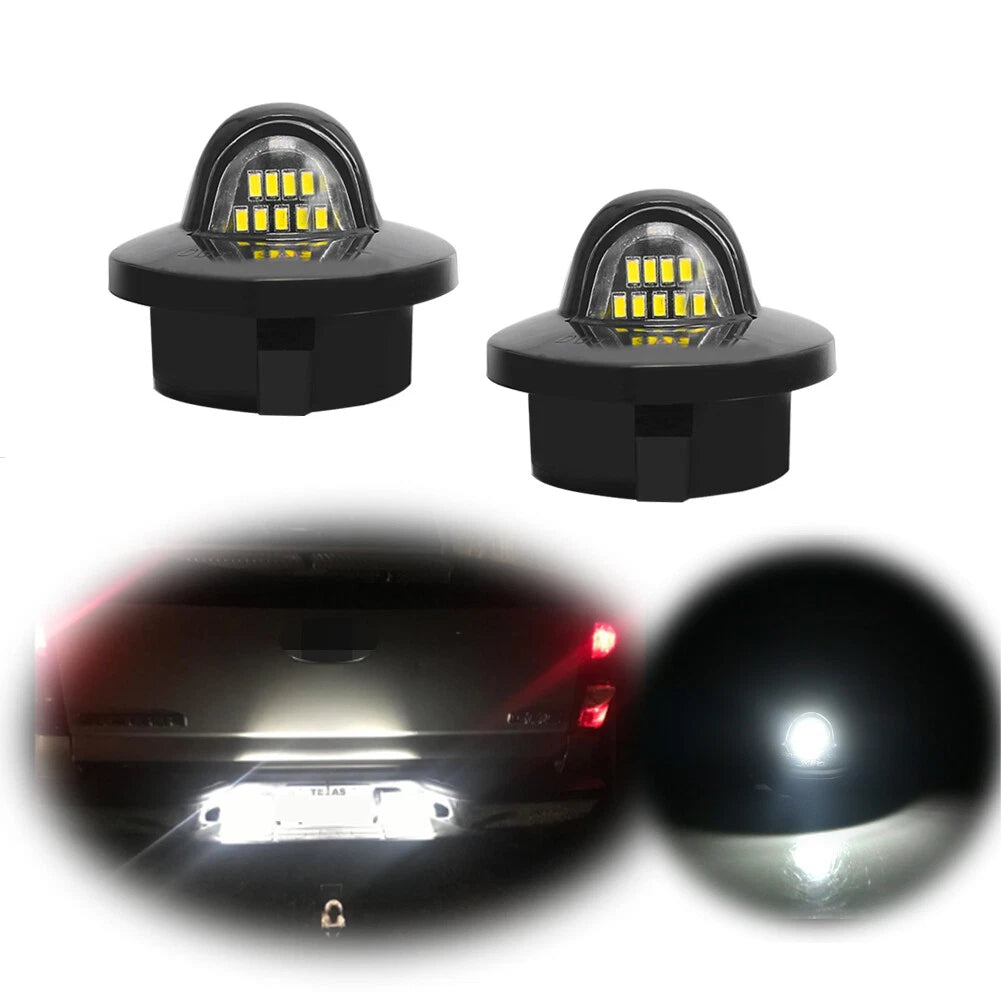 White LED License Plate Lamps for Lincoln Mark LT
