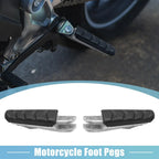 1 Pair 8mm Aluminum Aolly Footrest Footpeg for BMW Black