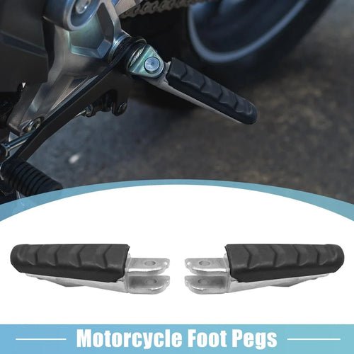 1 Pair 8mm Aluminum Aolly Footrest Footpeg for BMW Black