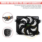 Radiator Cooling Fan Wiring Harness for Dodge Charger, Magnum, Chrysler 300 (2005–2010)